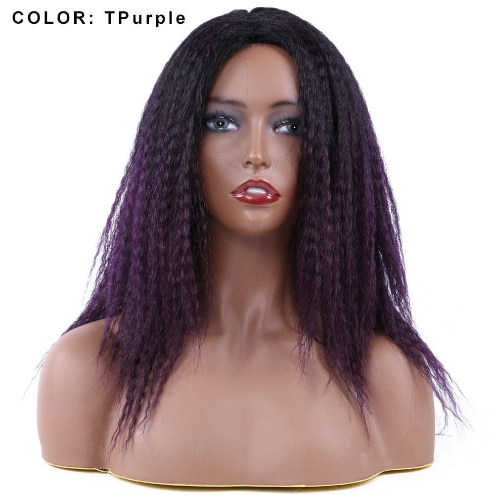 14" Natural - Looking Yaki Hair Wig for African Women - Free Delivery Worldwide only at Flexi Africa