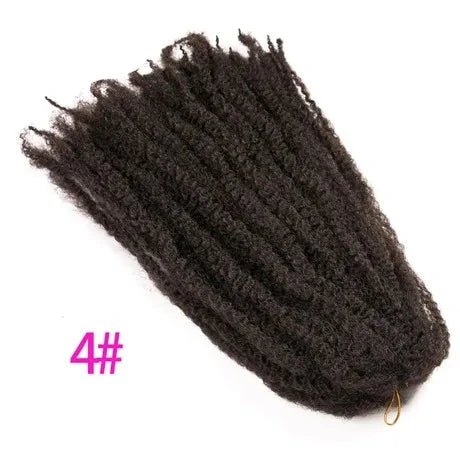 18" Afro Kinky Braiding Hair Synthetic Crochet Marly Braids Extensions 30 Strands Burgundy Black Ombre - Flexi Africa - Flexi Africa offers Free Delivery Worldwide - Vibrant African traditional clothing showcasing bold prints and intricate designs