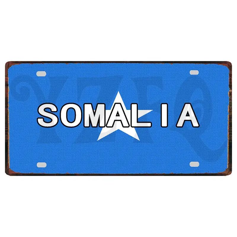 30X15CM Shabby Chic Metal Sign: Nigeria Niger City Car License Plate for Wall Decor, Restaurant, Craft, Home Decor - Flexi Africa - Free Delivery Worldwide only at www.flexiafrica.com