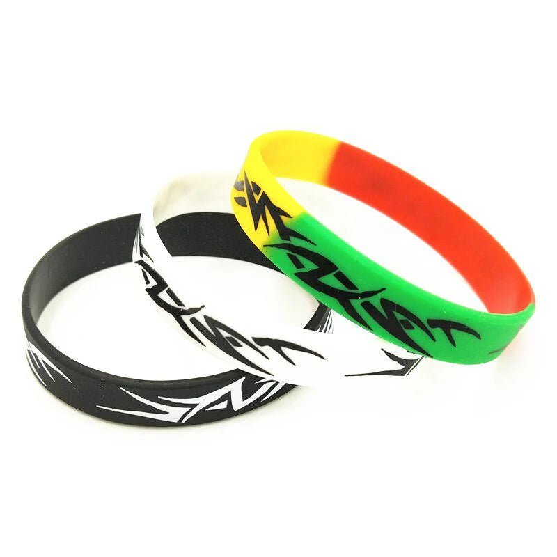 3PCS Fashion Ghana 20cm Silicone Bracelet & Bangles - Free Delivery Worldwide only at Flexi Africa