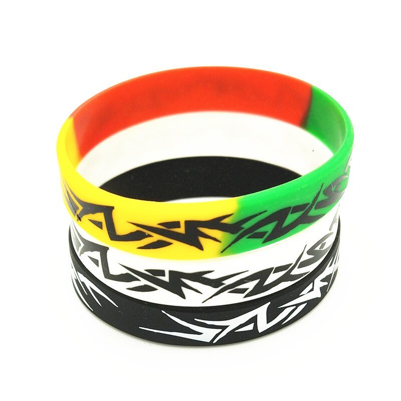 3PCS Fashion Ghana 20cm Silicone Bracelet & Bangles - Free Delivery Worldwide only at Flexi Africa