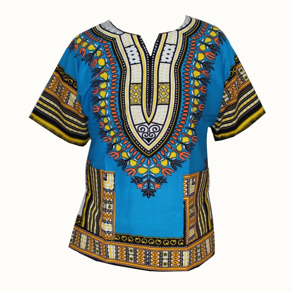 African Fashion with Unisex Dashikiage Dashiki Floral Dress - Perfect for Men and Women with African Traditional Print - Flexi Africa - Flexi Africa offers Free Delivery Worldwide - Vibrant African traditional clothing showcasing bold prints and intricate designs