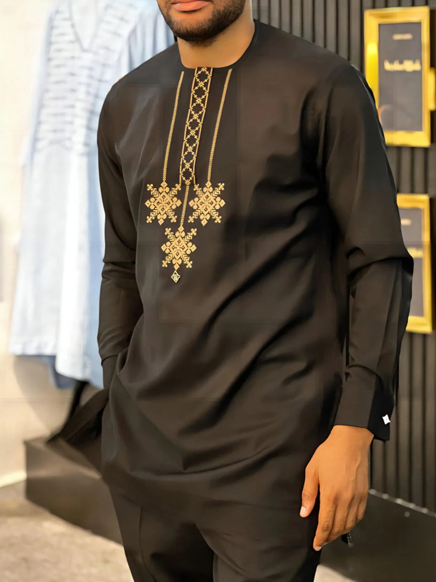 African men's outfit ideas: Traditional styles, dashiki wear, and contemporary fabric prints - Free Delivery Worldwide only at Flexi Africa