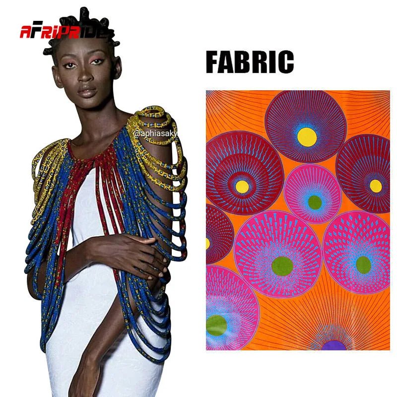 African Multi Straps Necklaces Fashion Accessories Jewelry Gift Fabric Print Necklace - Flexi Africa www.flexiafrica.com