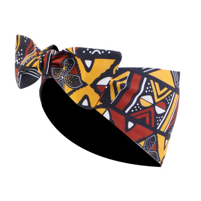 African Print Stretch Bandana Head Wrap Floral Ankara Dashiki Women - Flexi Africa - Flexi Africa offers Free Delivery Worldwide - Vibrant African traditional clothing showcasing bold prints and intricate designs