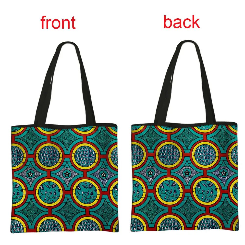 African Women's Style Handbag: Traditional Printed Top-Handle and Shoulder Tote Bags for Females - Flexi Africa - Flexi Africa offers Free Delivery Worldwide - Vibrant African traditional clothing showcasing bold prints and intricate designs