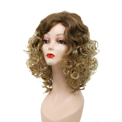 Amir Synthetic Wig Afro Curly Hair Wigs Brown Short Kinky Curly Fluffy Blond Wigs - Free Delivery Worldwide only at Flexi Africa