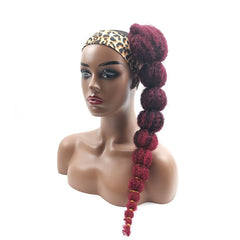 Clip-In Afro Puff Ponytail Hair Extension for Black Women 18" - Flexi Africa - Free Delivery Worldwide www.flexiafrica.com