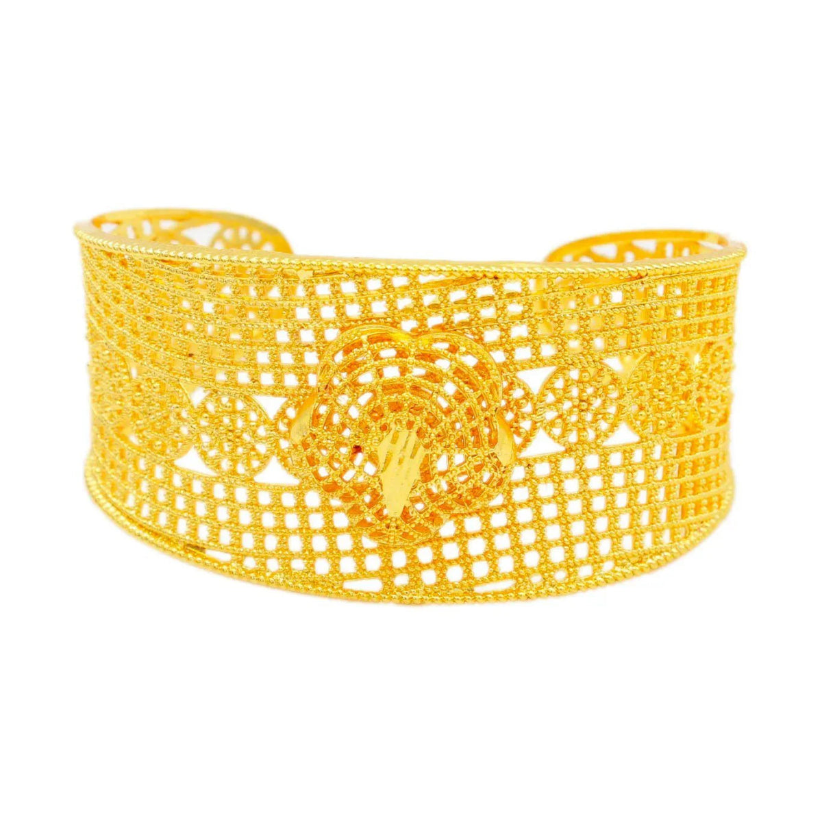 Cuff Bracelets for Women Girls Bangle Jewelry African Gold Color Bangle - Free Delivery Worldwide only at Flexi Africa