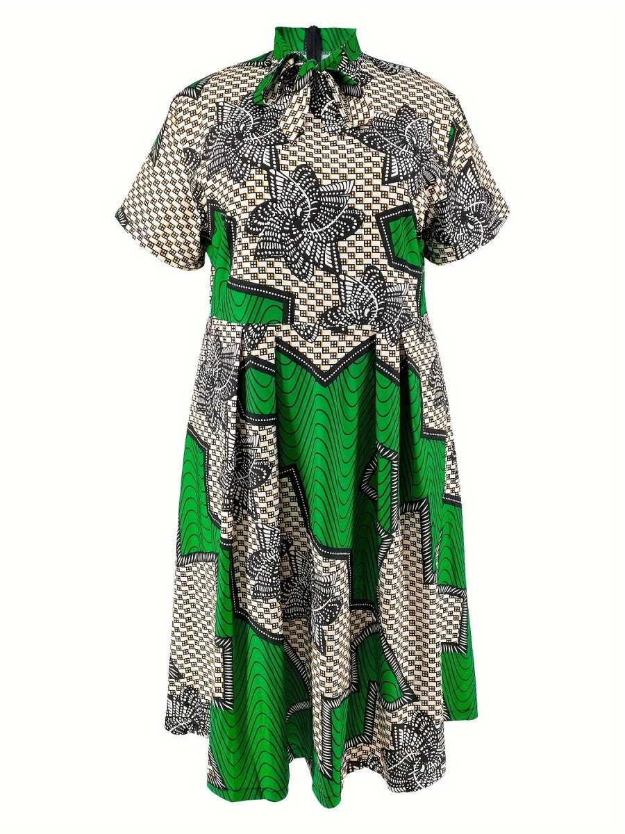 DZ102 Cross - border Women's Dress - Free Delivery Worldwide only at Flexi Africa