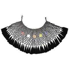 Ethnic African Big Chunky Bib Statement Choker - A Vibrant and Multicolored Beaded Necklace Perfect for Women - Flexi Africa