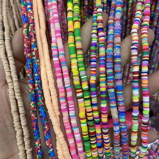 Get Creative with 300 - 320pcs of Boho African Disc Soft Clay Beads - Free Delivery Worldwide only at Flexi Africa