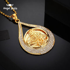 Gold Coin Necklace and Bracelet Jewelry Set for Women & Men – Middle Eastern African Inspired Gift - Free Delivery Worldwide only at Flexi Africa