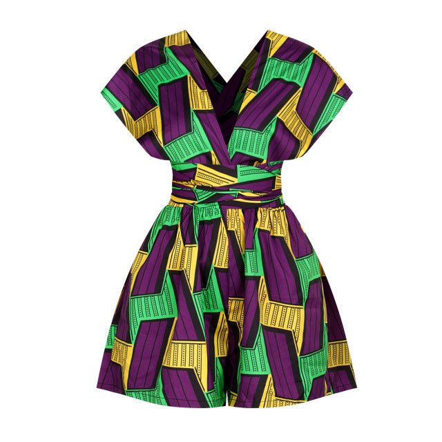 Heritage Threads: African-Inspired Traditional Jumpsuits for Women - Flexi Africa offers Free Delivery Worldwide