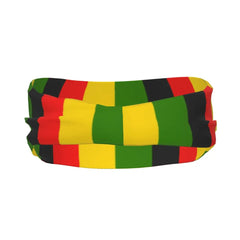 Jamaica Flag Stripe Headwrap - Stylish Headband for Sports - Flexi Africa - Flexi Africa offers Free Delivery Worldwide - Vibrant African traditional clothing showcasing bold prints and intricate designs