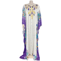 Stunning Spring/Summer Collection: Vibrant African Print Polyester Long Robes for Women - Flexi Africa - www.flexiafrica.com