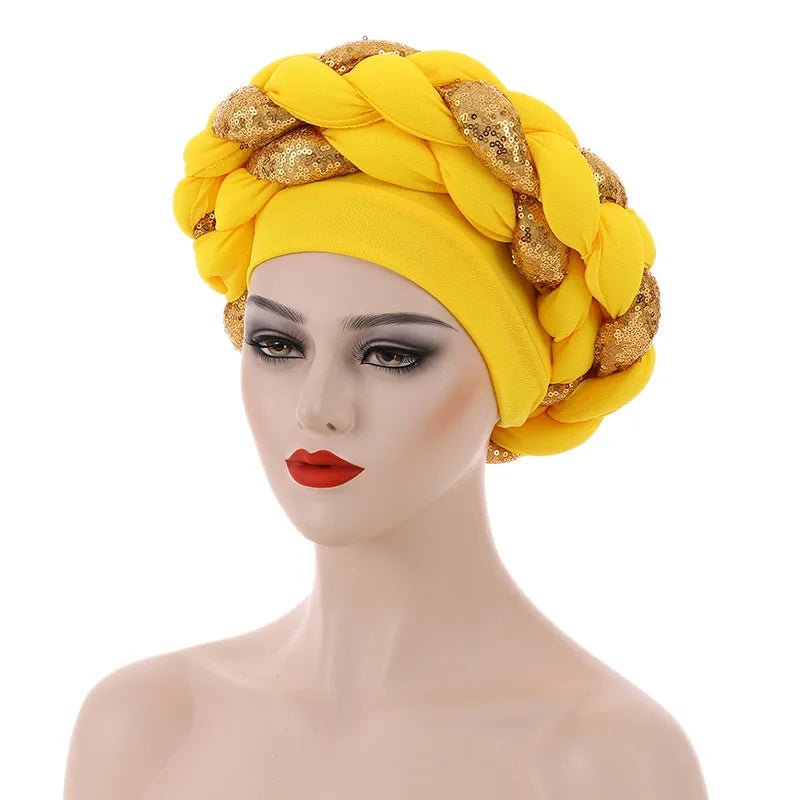 Stylish Auto Gele Bonnet Hat: Elevate Your Look with Nigerian Headwear for Women - Flexi Africa - FREE INTERNATIONAL POST