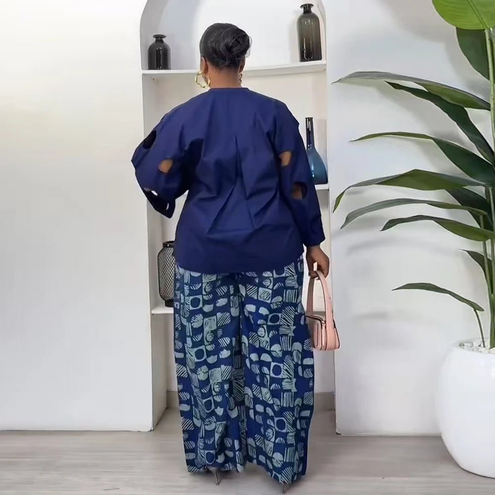 Women’s 2PC African Matching Set – Summer Pant Outfit for Sexy and Stylish Looks - Free Delivery Worldwide only at Flexi Africa