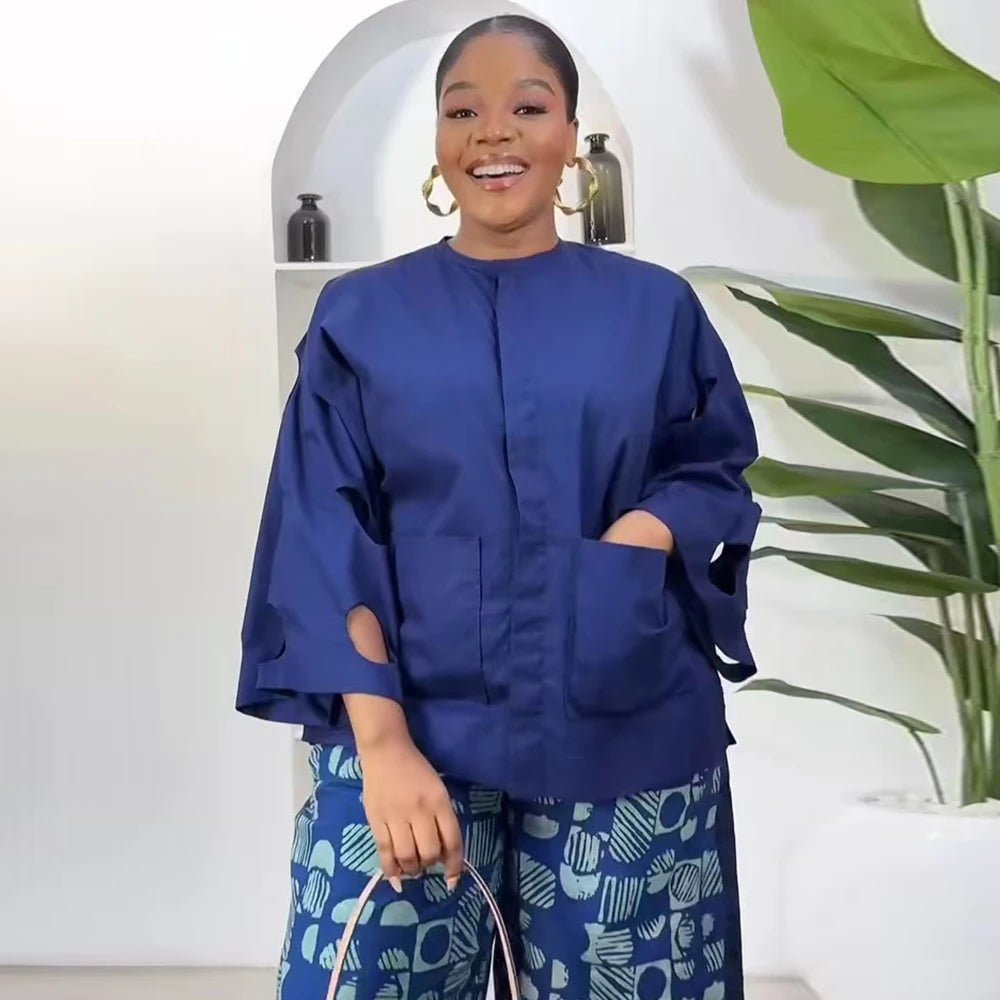 Women’s 2PC African Matching Set – Summer Pant Outfit for Sexy and Stylish Looks - Free Delivery Worldwide only at Flexi Africa