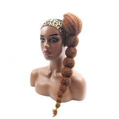 Clip-In Afro Puff Ponytail Hair Extension for Black Women 18" - Flexi Africa - Free Delivery Worldwide www.flexiafrica.com