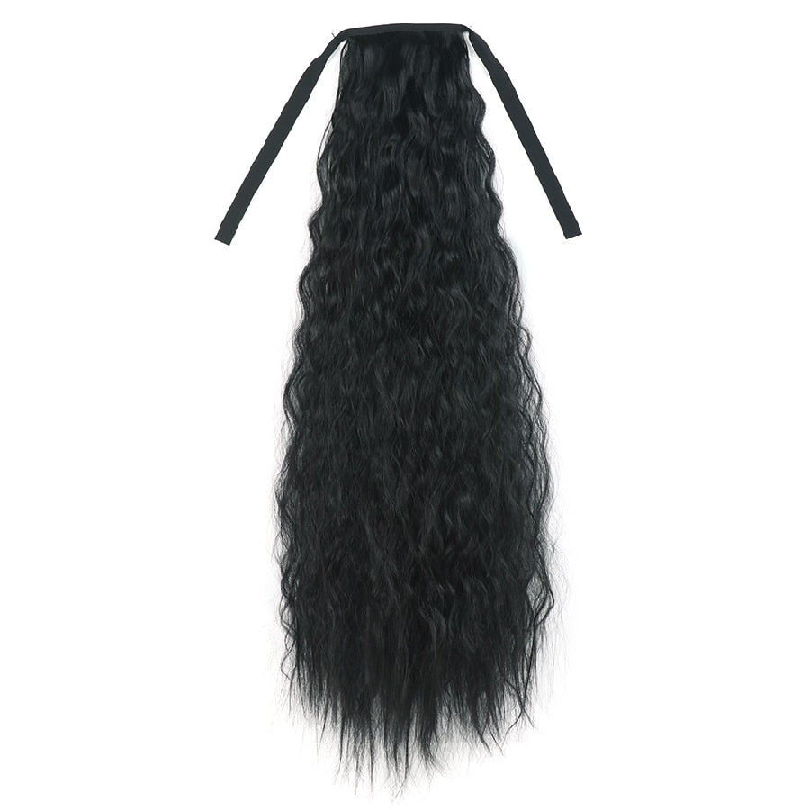 Clip-In Afro Puff Ponytail Hair Extension for Black Women 18" - Flexi Africa - Free Delivery Worldwide www.flexiafrica.com